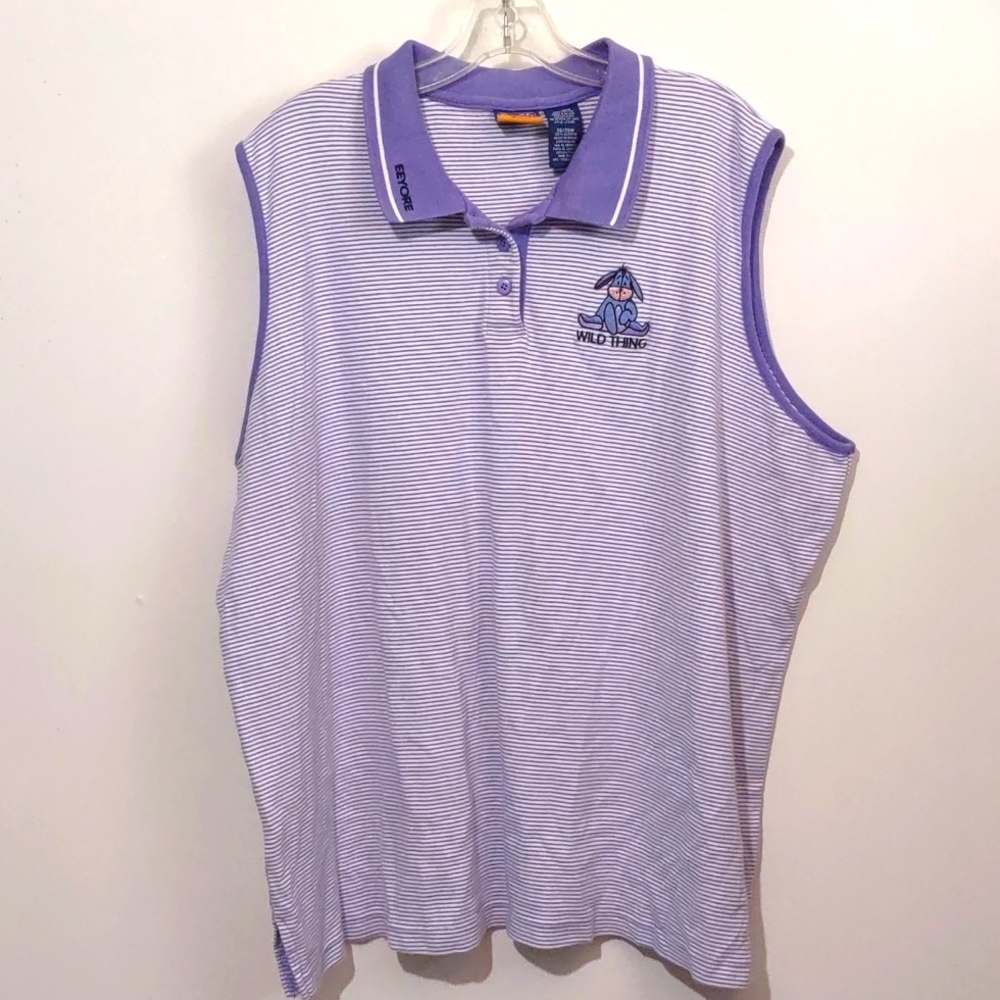 Disney Purple Striped Tank Top